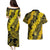 Hawaii Oahu Ilima Lei Couples Matching Puletasi and Hawaiian Shirt LT7 - Polynesian Pride