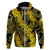 Hawaii Oahu Ilima Lei Hoodie LT7 Zip Hoodie Yellow - Polynesian Pride