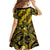 Hawaii Oahu Ilima Lei Kid Short Sleeve Dress LT7 - Polynesian Pride