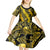 Hawaii Oahu Ilima Lei Kid Short Sleeve Dress LT7 - Polynesian Pride