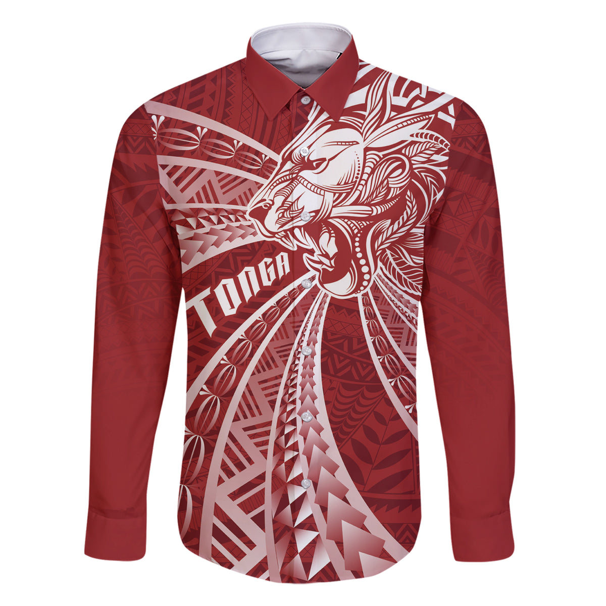 Tonga Independence Day Family Matching Short Sleeve Bodycon Dress and Hawaiian Shirt Tongatapu Lion Ngatu Motifs