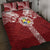 Tonga Independence Day Quilt Bed Set Tongatapu Lion Ngatu Motifs
