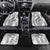 Polynesia Plumeria Lei Car Mats White Curves Motif
