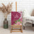 Fiji Adi Cakobau School Personalised Canvas Wall Art Masi Tapa Mix Plumeria