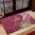 Fiji Adi Cakobau School Personalised Rubber Doormat Masi Tapa Mix Plumeria