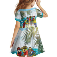 It's 5 o'clock Somewhere Family Matching Mermaid Dress and Hawaiian Shirt Beach Party - Polynesian Pride