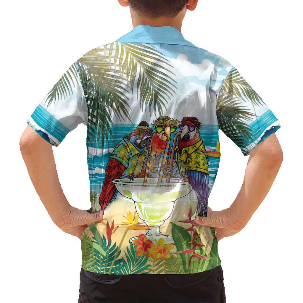 It's 5 o'clock Somewhere Family Matching Off Shoulder Short Dress and Hawaiian Shirt Beach Party LT7 - Polynesian Pride
