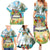 It's 5 o'clock Somewhere Family Matching Summer Maxi Dress and Hawaiian Shirt Beach Party - Polynesian Pride