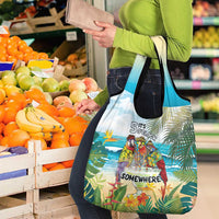 It's 5 o'clock Somewhere Grocery Bag Beach Party - Polynesian Pride