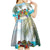 It's 5 o'clock Somewhere Kid Short Sleeve Dress Beach Party - Polynesian Pride