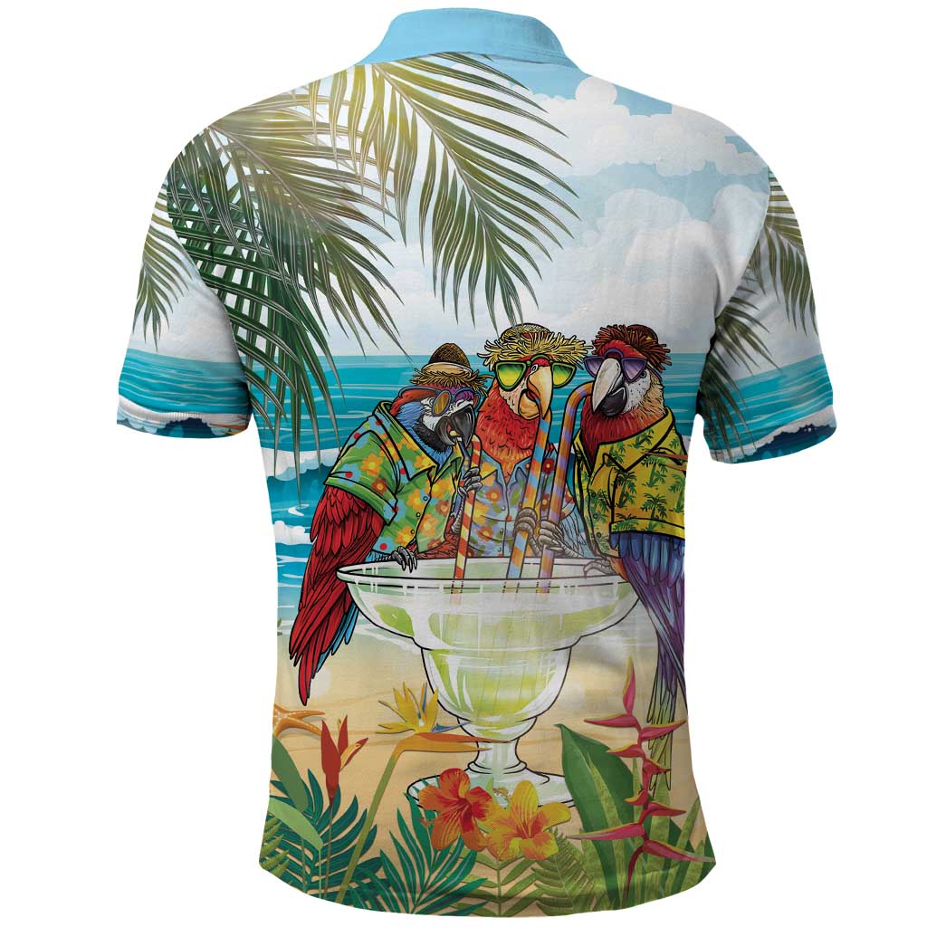 It's 5 o'clock Somewhere Polo Shirt Beach Party - Polynesian Pride
