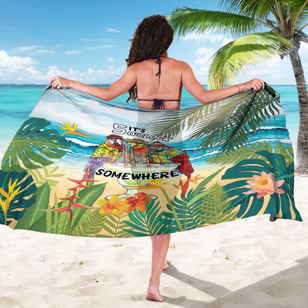 It's 5 o'clock Somewhere Sarong Beach Party - Polynesian Pride