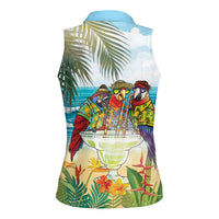 It's 5 o'clock Somewhere Women Sleeveless Polo Shirt Beach Party LT7 - Polynesian Pride