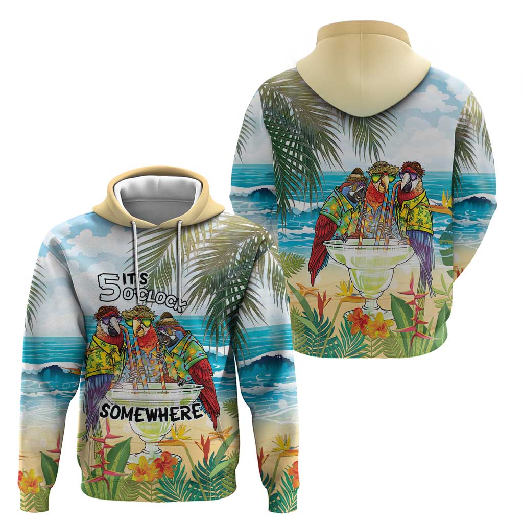 It's 5 o'clock Somewhere Zip Hoodie Beach Party - Polynesian Pride