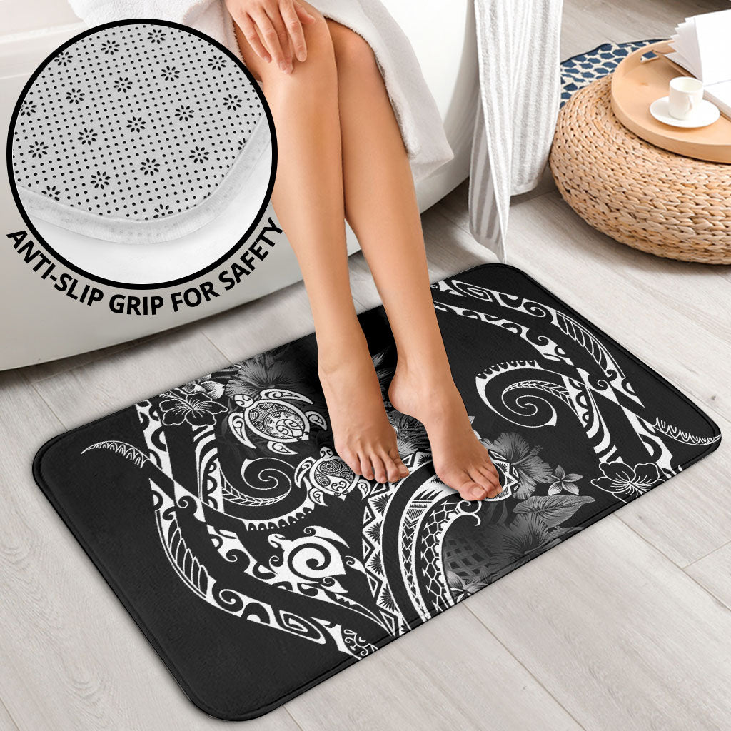 Aloha Hawaii Turtles Floral Bathroom Set Obsidian Glaze