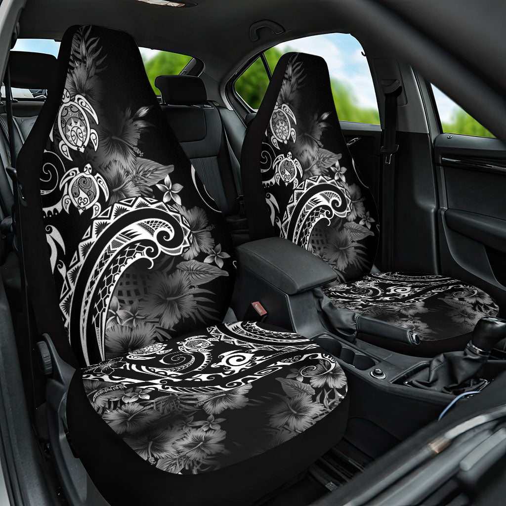 Aloha Hawaii Turtles Floral Car Seat Cover Obsidian Glaze