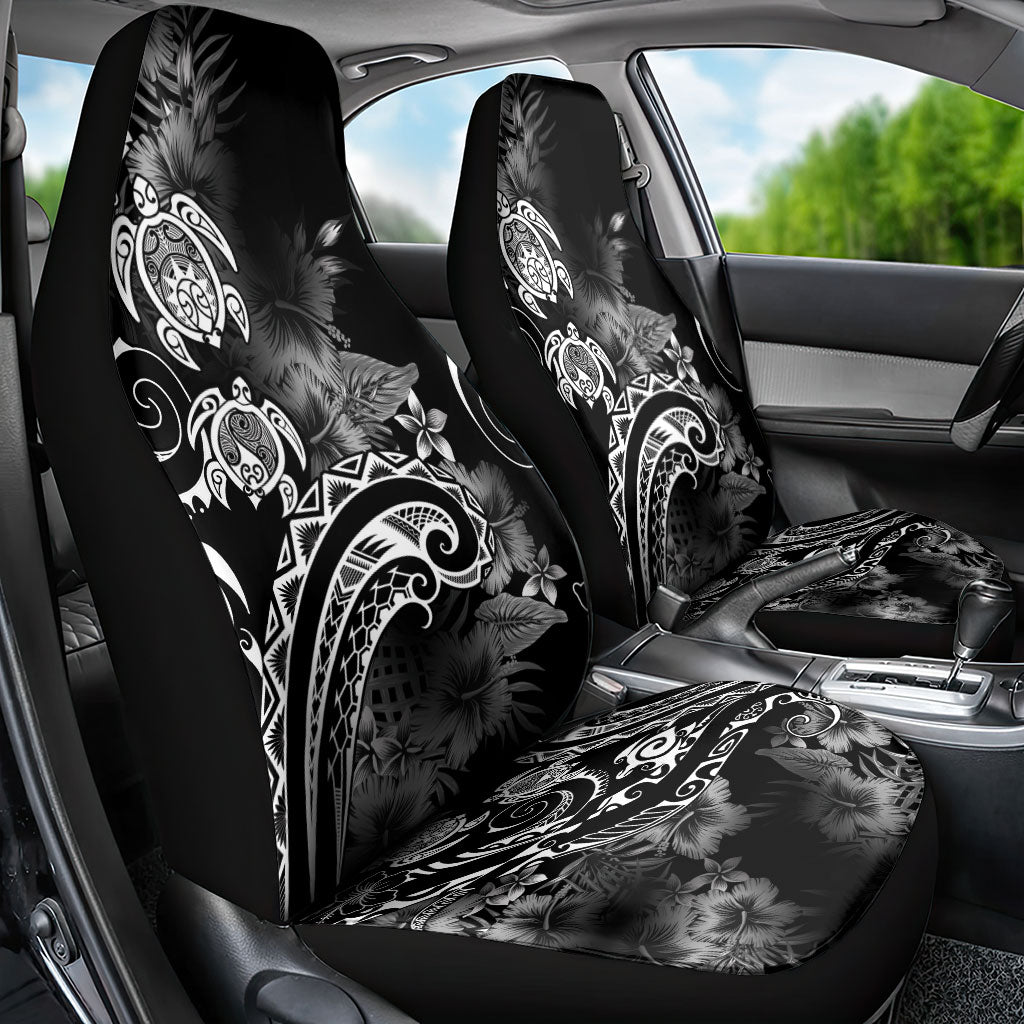 Aloha Hawaii Turtles Floral Car Seat Cover Obsidian Glaze