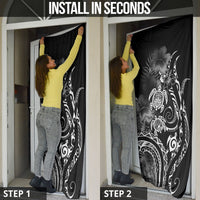 Aloha Hawaii Turtles Floral Door Cover Obsidian Glaze