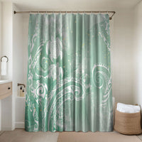 Aloha Hawaii Turtles Floral Bathroom Set Seafoam Marbles Glaze