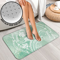 Aloha Hawaii Turtles Floral Bathroom Set Seafoam Marbles Glaze