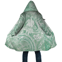 Aloha Hawaii Turtles Floral Cloak Seafoam Marbles Glaze