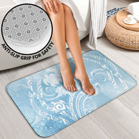 Aloha Hawaii Turtles Floral Bathroom Set Aqua Marbles Glaze