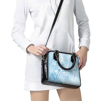 Aloha Hawaii Turtles Floral Shoulder Handbag Aqua Marbles Glaze