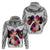 Polynesian Hoodie Dog Lover With Shiba Inu - Sunset At The Beach White Ver LT7 - Polynesian Pride