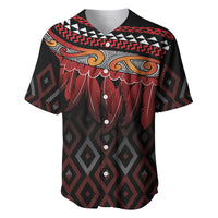 Aotearoa Maori Ngapuhi Iwi Baseball Jersey Korowai Tukutuku Kaokao Motifs