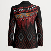 Aotearoa Maori Ngapuhi Iwi Blazer Korowai Tukutuku Kaokao Motifs