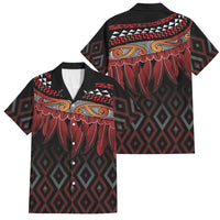 Aotearoa Maori Ngapuhi Iwi Family Matching Summer Maxi Dress and Hawaiian Shirt Korowai Tukutuku Kaokao Motifs
