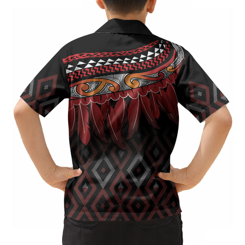 Aotearoa Maori Ngapuhi Iwi Hawaiian Shirt Korowai Tukutuku Kaokao Motifs