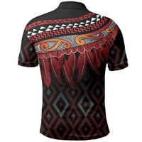 Aotearoa Maori Ngapuhi Iwi Polo Shirt Korowai Tukutuku Kaokao Motifs
