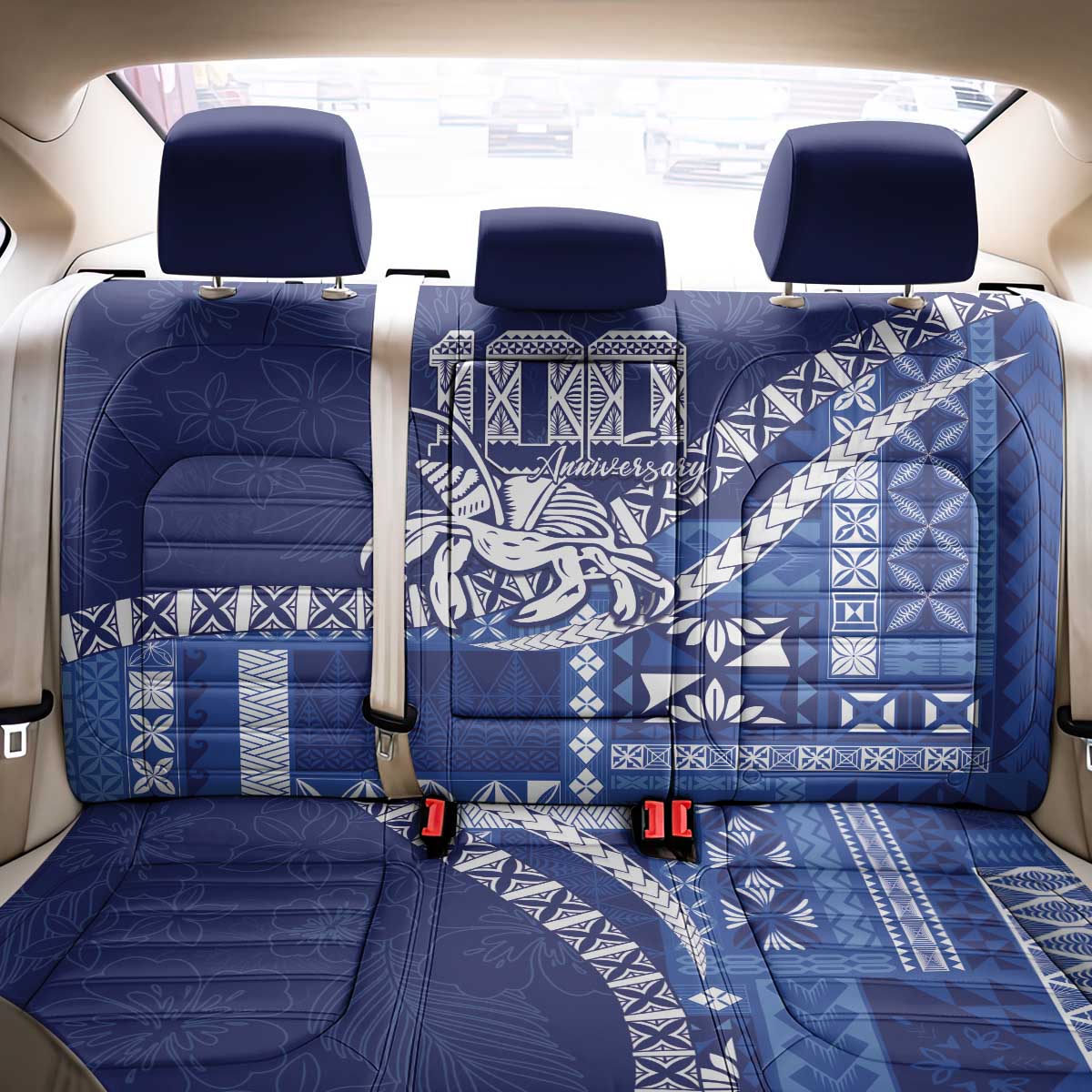 Queen Salote College 100th Anniversary Back Car Seat Cover QSC Royal Girls - Polynesian Pride