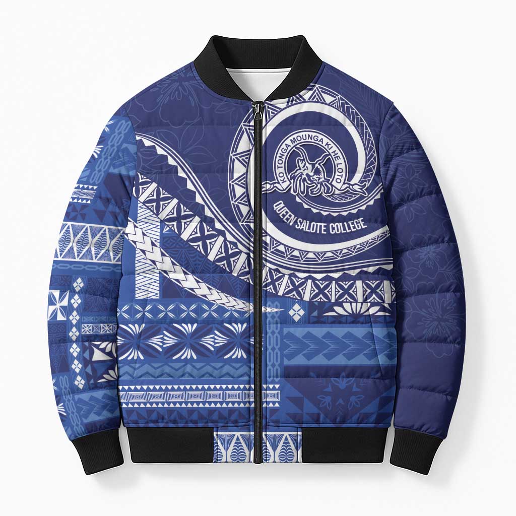 Queen Salote College 100th Anniversary Bomber Puffer Jacket QSC Royal Girls - Polynesian Pride