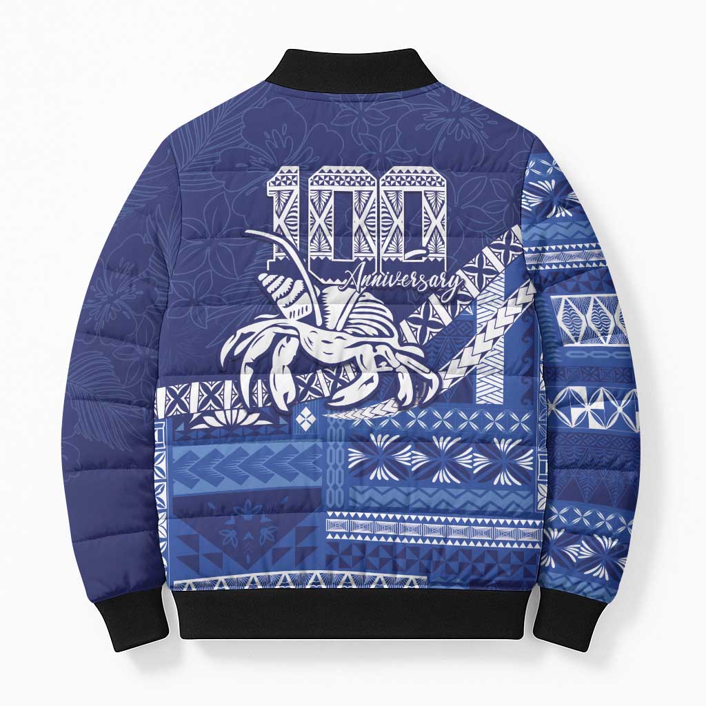 Queen Salote College 100th Anniversary Bomber Puffer Jacket QSC Royal Girls - Polynesian Pride