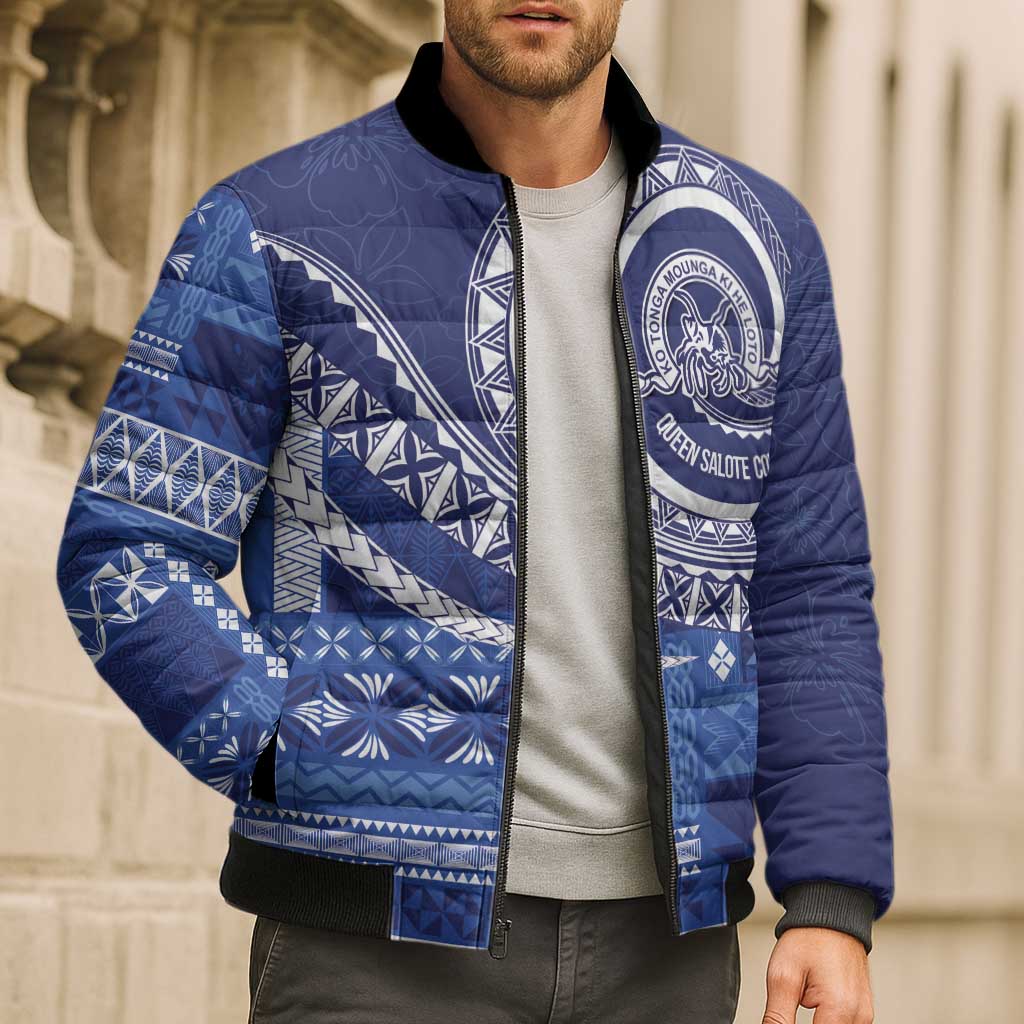 Queen Salote College 100th Anniversary Bomber Puffer Jacket QSC Royal Girls - Polynesian Pride