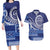 Queen Salote College 100th Anniversary Couples Matching Long Sleeve Bodycon Dress and Hawaiian Shirt QSC Royal Girls - Polynesian Pride
