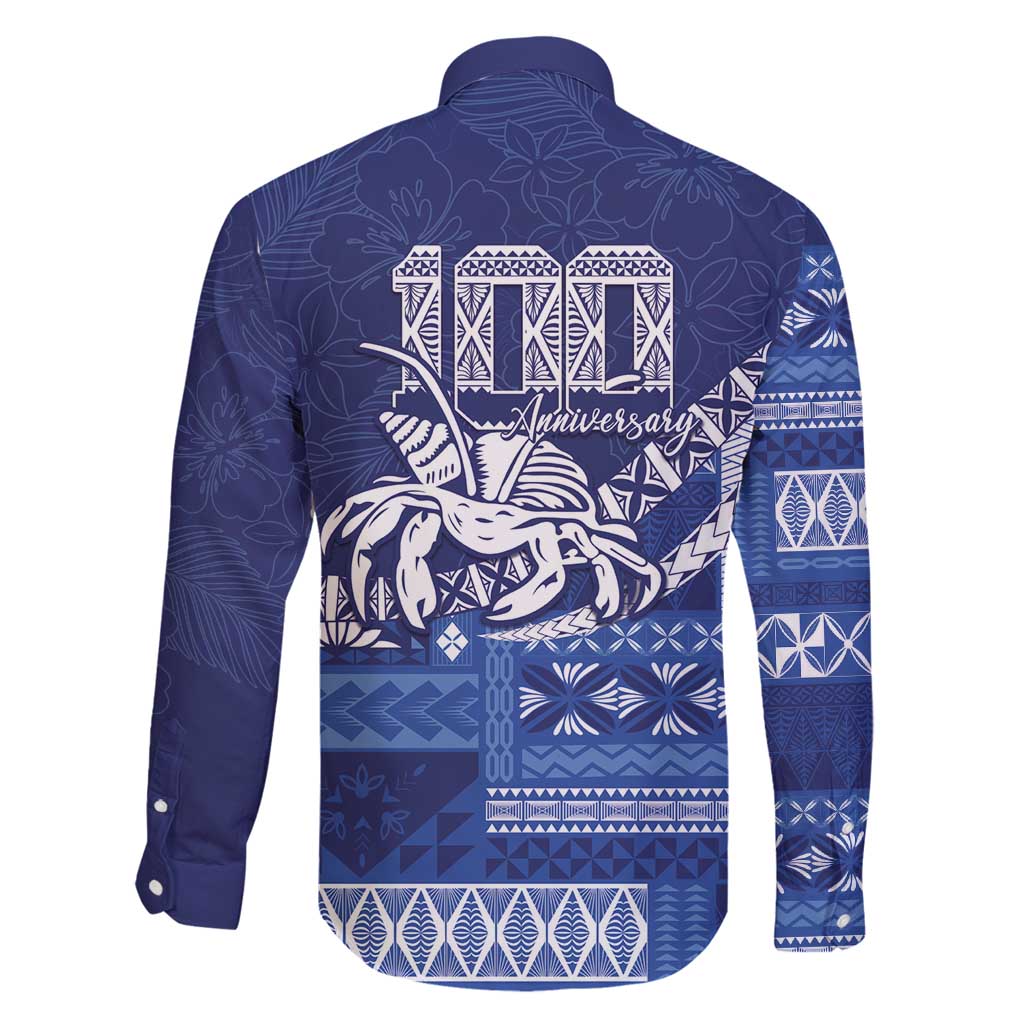 Queen Salote College 100th Anniversary Family Matching Long Sleeve Bodycon Dress and Hawaiian Shirt QSC Royal Girls - Polynesian Pride