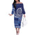 Queen Salote College 100th Anniversary Family Matching Off The Shoulder Long Sleeve Dress and Hawaiian Shirt QSC Royal Girls - Polynesian Pride