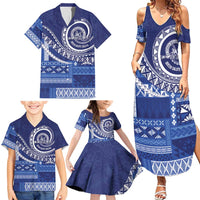 Queen Salote College 100th Anniversary Family Matching Summer Maxi Dress and Hawaiian Shirt QSC Royal Girls - Polynesian Pride