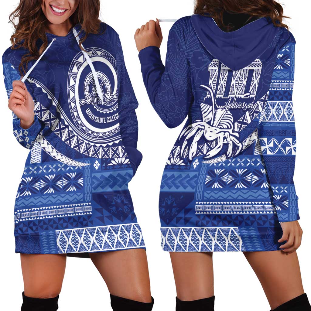 Queen Salote College 100th Anniversary Hoodie Dress QSC Royal Girls - Polynesian Pride