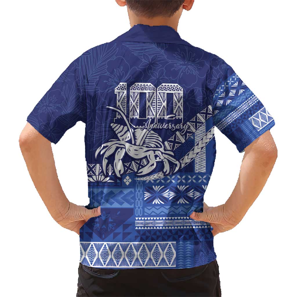 Queen Salote College 100th Anniversary Kid Hawaiian Shirt QSC Royal Girls - Polynesian Pride
