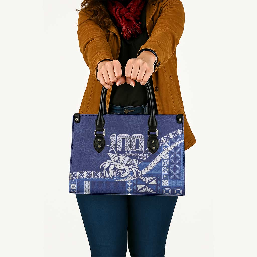 Queen Salote College 100th Anniversary Leather Bag QSC Royal Girls - Polynesian Pride