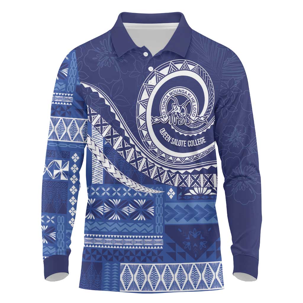 Queen Salote College 100th Anniversary Long Sleeve Polo Shirt QSC Royal Girls - Polynesian Pride