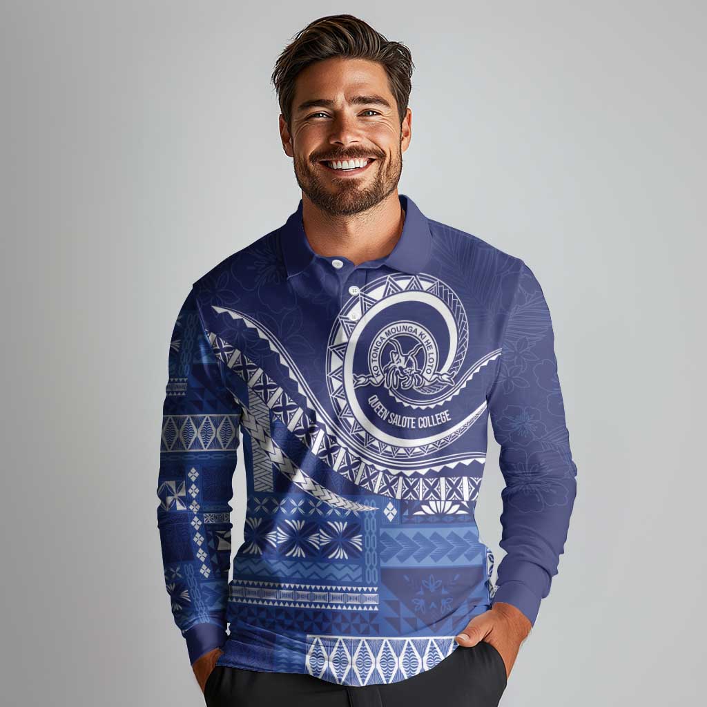Queen Salote College 100th Anniversary Long Sleeve Polo Shirt QSC Royal Girls - Polynesian Pride