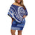 Queen Salote College 100th Anniversary Off Shoulder Short Dress QSC Royal Girls - Polynesian Pride