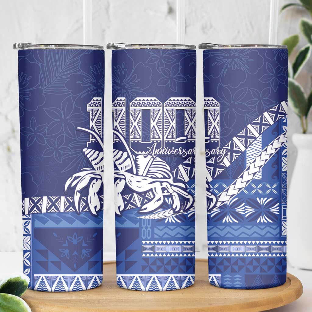 Queen Salote College 100th Anniversary Skinny Tumbler QSC Royal Girls - Polynesian Pride