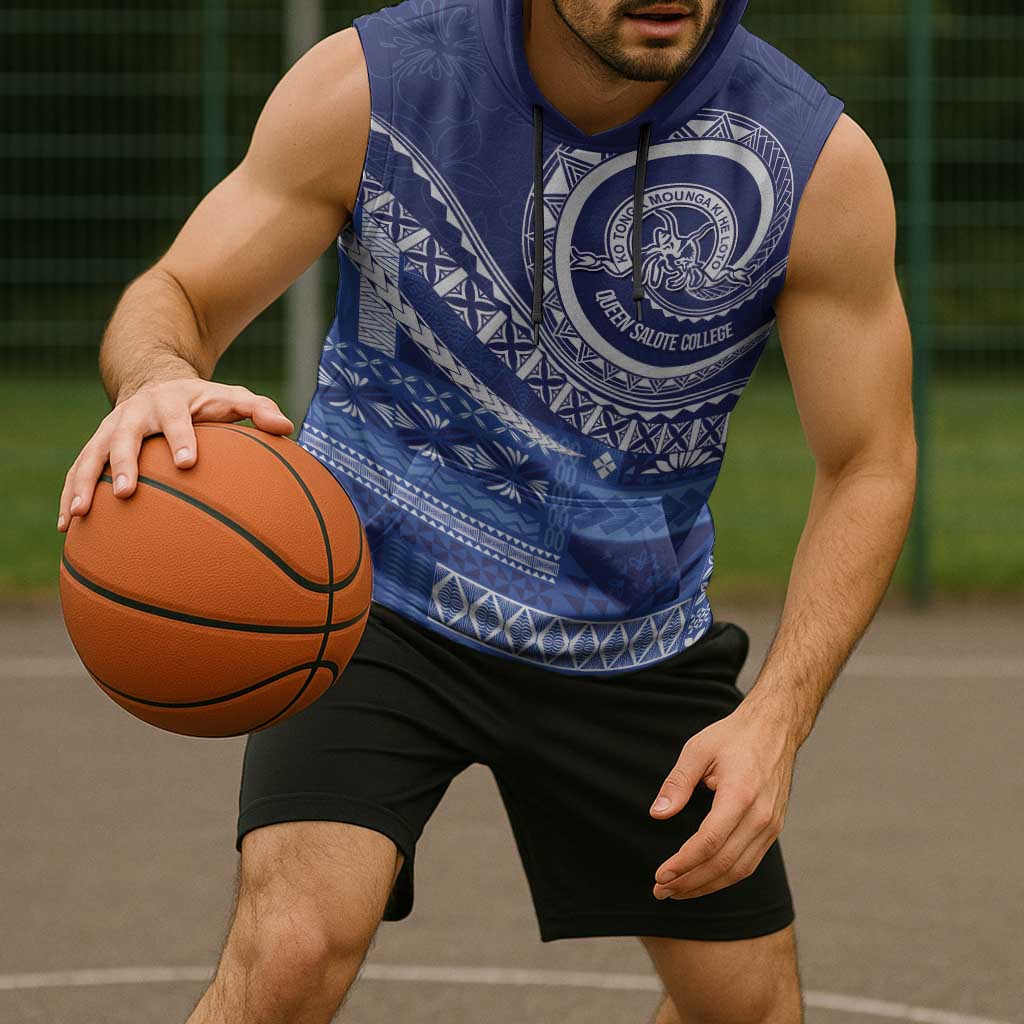 Queen Salote College 100th Anniversary Sleeveless Hoodie QSC Royal Girls - Polynesian Pride