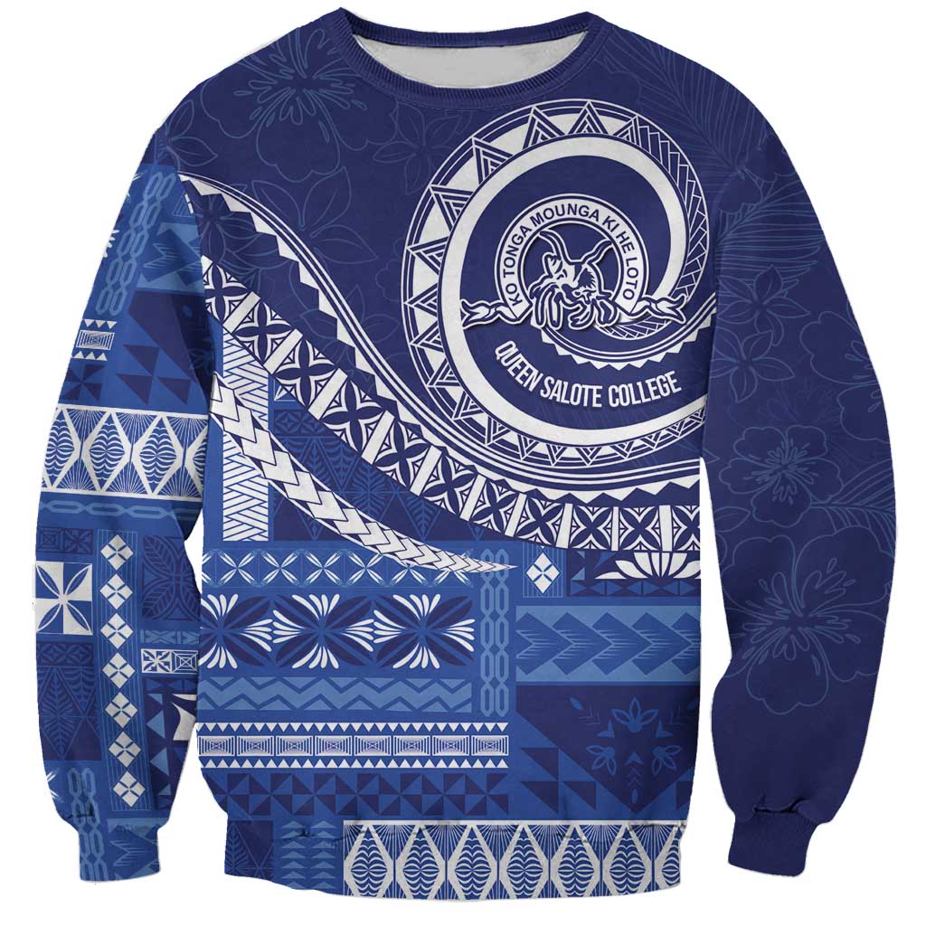 Queen Salote College 100th Anniversary Sweatshirt QSC Royal Girls LT7 Unisex Royal Blue - Polynesian Pride